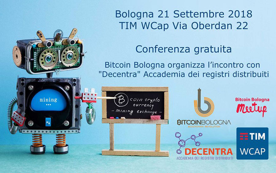 Meetup Bitcoin Bologna incontra l’accademia “Decentra”